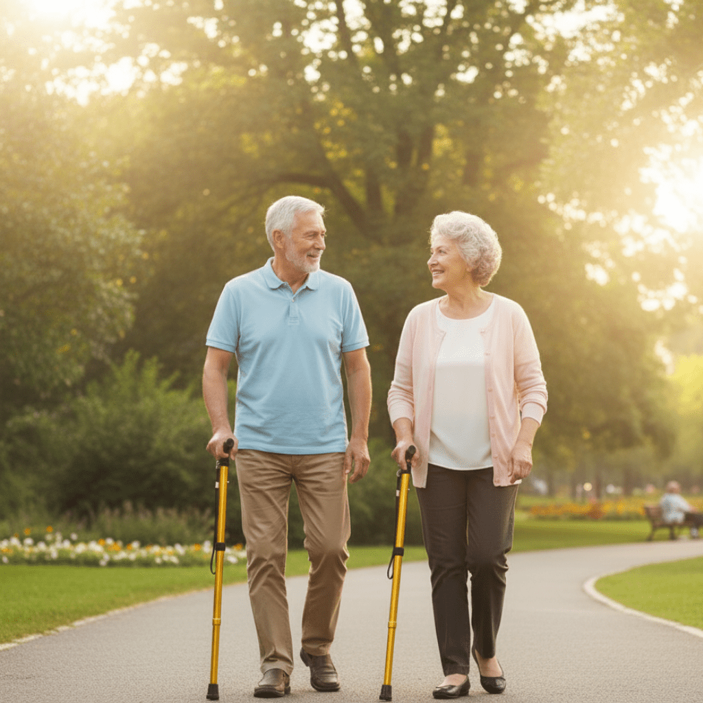 Stability Cane for Seniors – Enhanced Walking Confidence Support