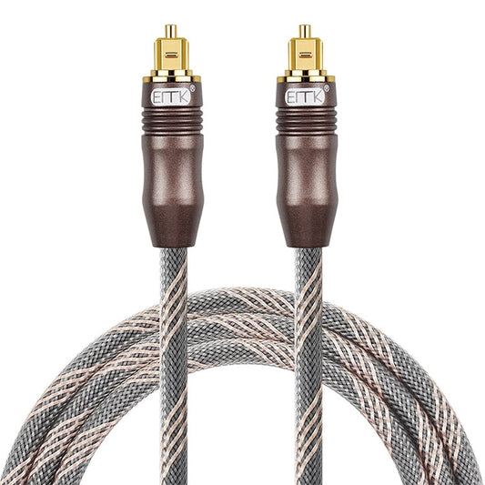 20m Optical Fiber Cable with Square Toslink Connectors for TV Audio