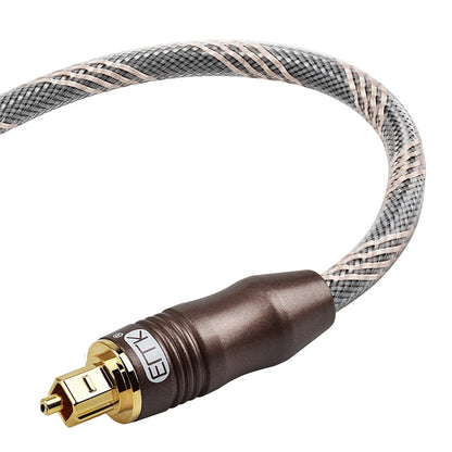 25m Optical Fiber Cable for TV - Square Port to Square Port Connection