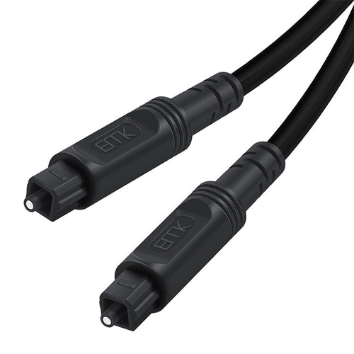 30m Square Port Digital Audio Speaker Optical Fiber Cable (Black)