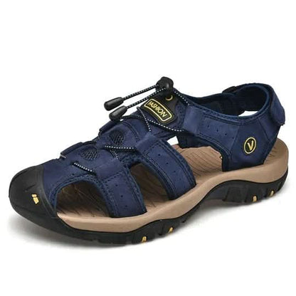 Adjustable Closed Toe Hiking Sandals for Outdoor Use