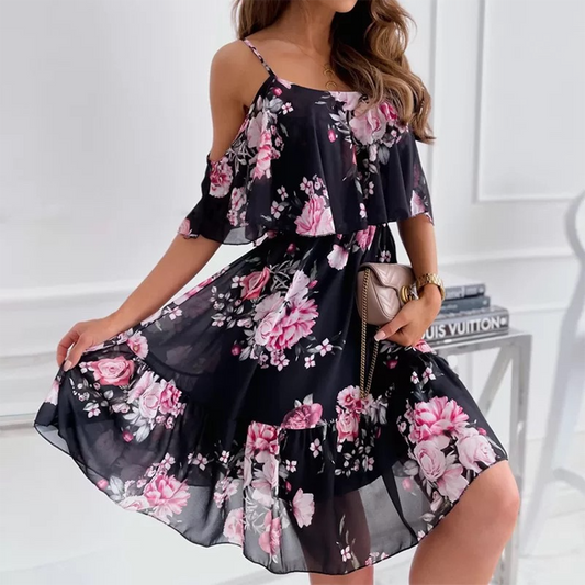 Chic Summer Dress with Adjustable Straps