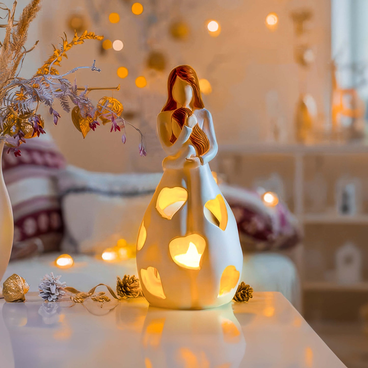 Heart-Shaped Mood Light | Romantic Figure Lamp