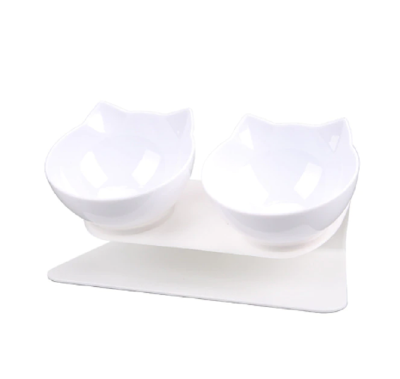 Cat Bowl for Orthopedic Support and Anti-Vomiting Design