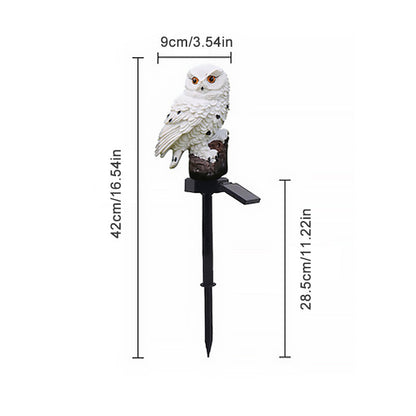 Durable Solar-Powered Garden Figurine with Nighttime Glow