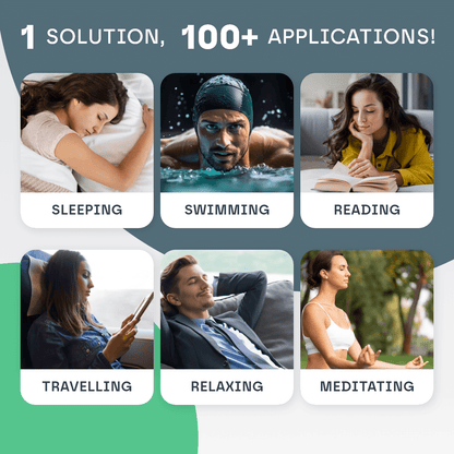 Sleep Earplugs for All-Day Comfort – 33 dB Noise Reduction