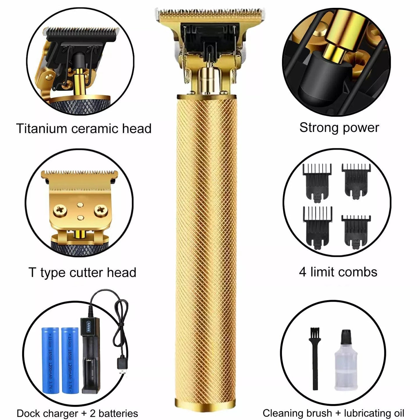 Precision Pro Hair Clipper for Effortless Grooming