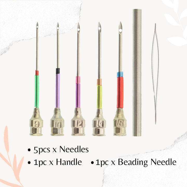 Set of Easy Stitch Needles for Enhanced Embroidery Experience