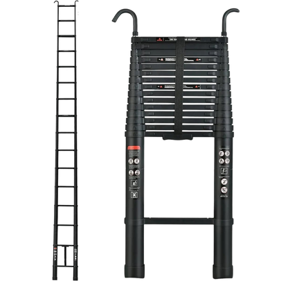 Telescopic Ladder 6.2m - High-Security Aluminum Construction