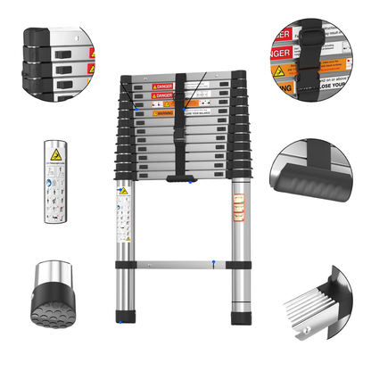 Telescoping Steel Ladder – Durable Design for Professional Use