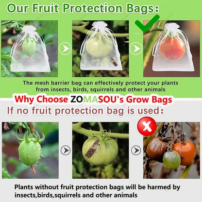Garden Fruit Covers for Pest and Bird Protection