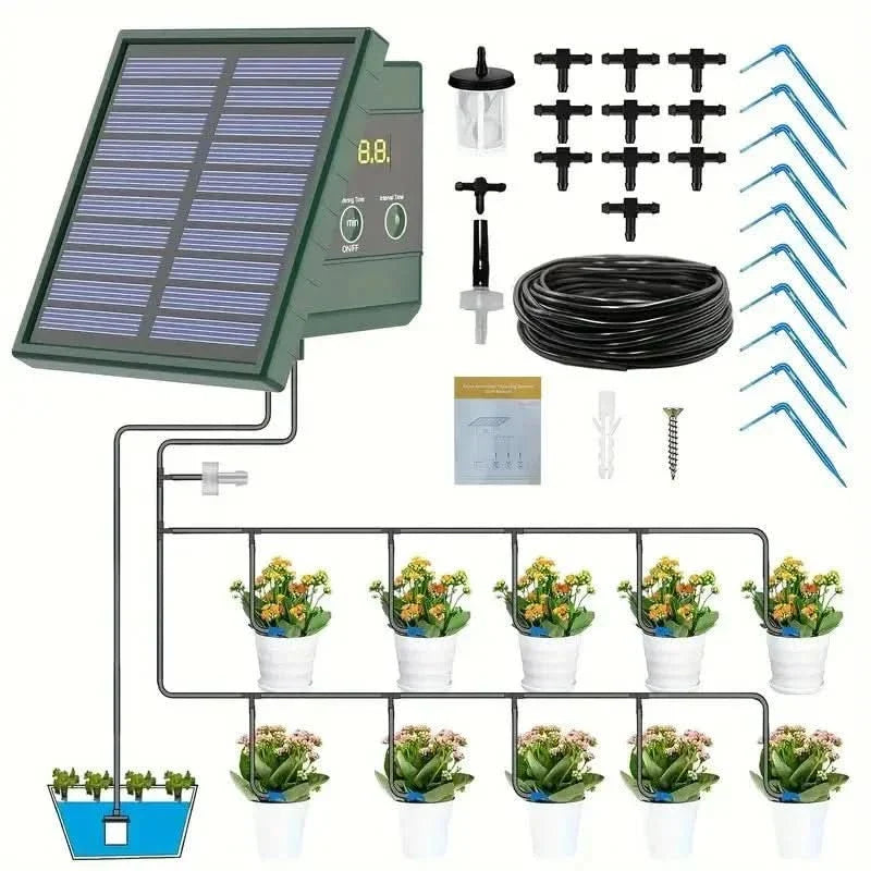 Automated Solar Drip Irrigation Solution