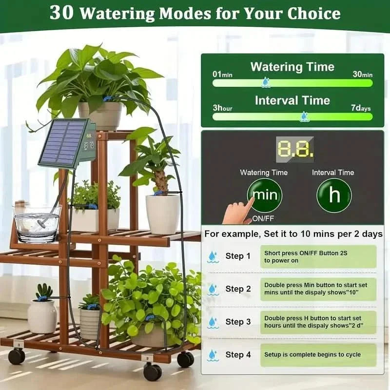 Automated Solar Drip Irrigation Solution