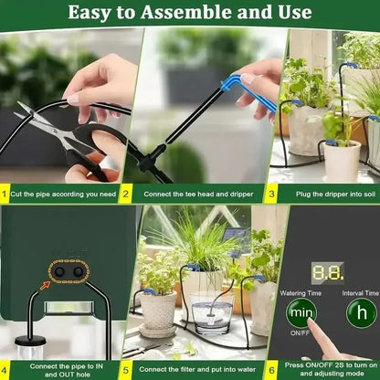 Automated Solar Drip Irrigation Solution