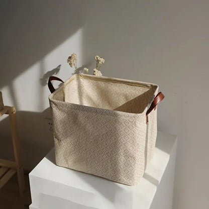 Versatile Fabric Storage Basket for a Neat Home