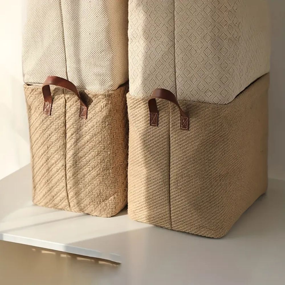 Versatile Fabric Storage Basket for a Neat Home