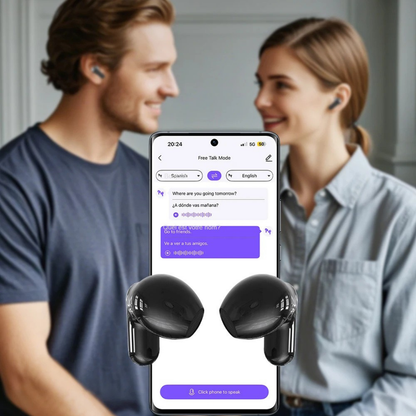 Wireless Earbuds Featuring Instant Translation Capability