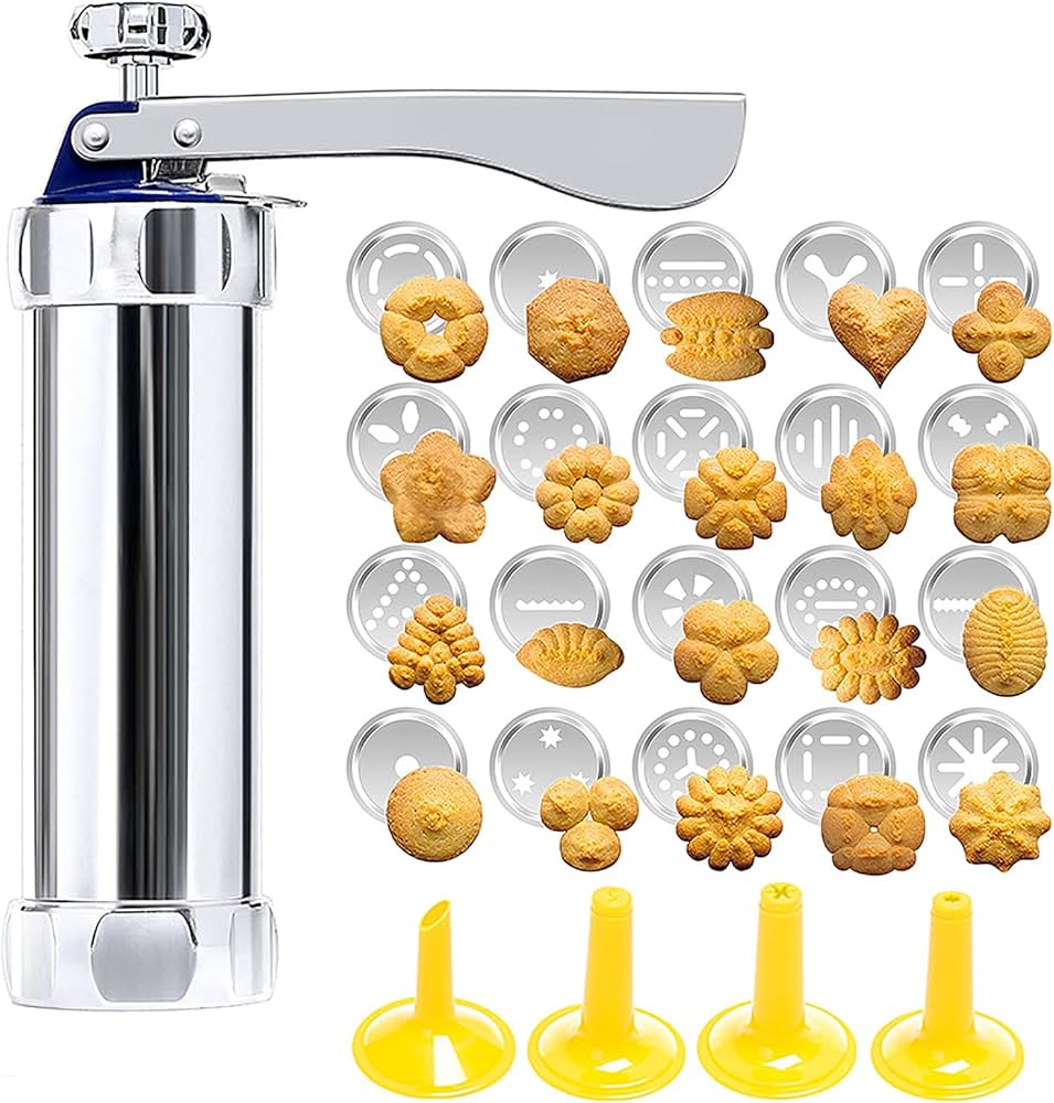 Stainless Steel Cookie Press | Create Perfect Cookies Effortlessly