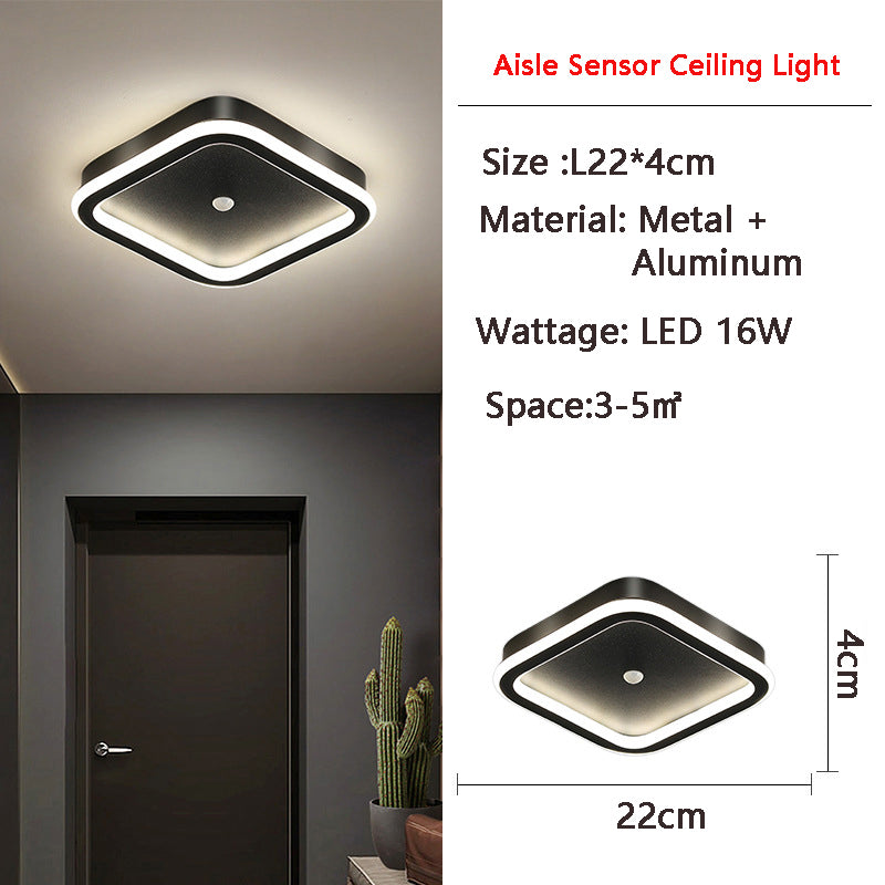 LED Ceiling Light with PIR Motion Sensor – Smart, Energy Efficient, Ideal for Hallway and Bathroom
