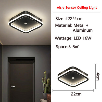 LED Ceiling Light with PIR Motion Sensor – Smart, Energy Efficient, Ideal for Hallway and Bathroom