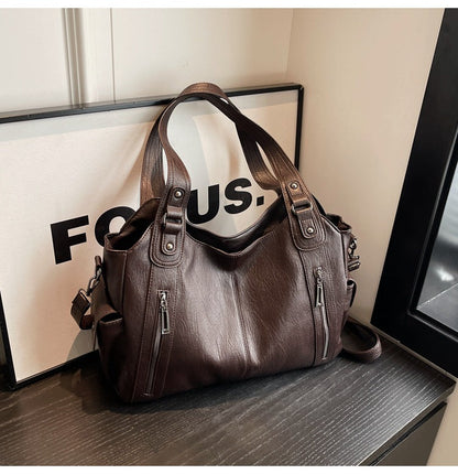 Classic Leather Tote Bag | Stylish & Spacious Design