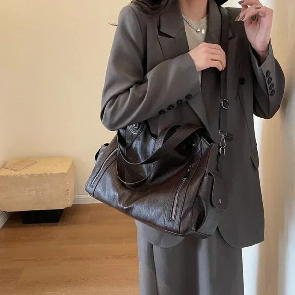 Classic Leather Tote Bag | Stylish & Spacious Design