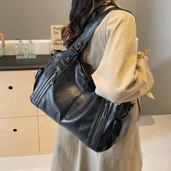 Classic Leather Tote Bag | Stylish & Spacious Design