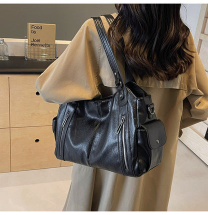 Classic Leather Tote Bag | Stylish & Spacious Design