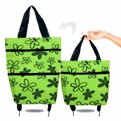 Smart Shopping Cart | Foldable Grocery Carrier | Effortless Transport