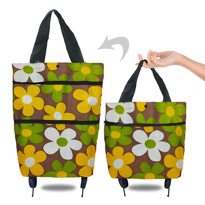 Smart Shopping Cart | Foldable Grocery Carrier | Effortless Transport