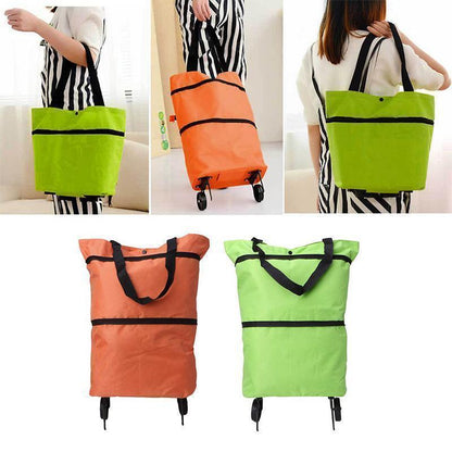 Smart Shopping Cart | Foldable Grocery Carrier | Effortless Transport