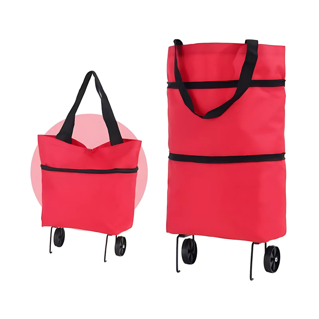 Smart Shopping Cart | Foldable Grocery Carrier | Effortless Transport