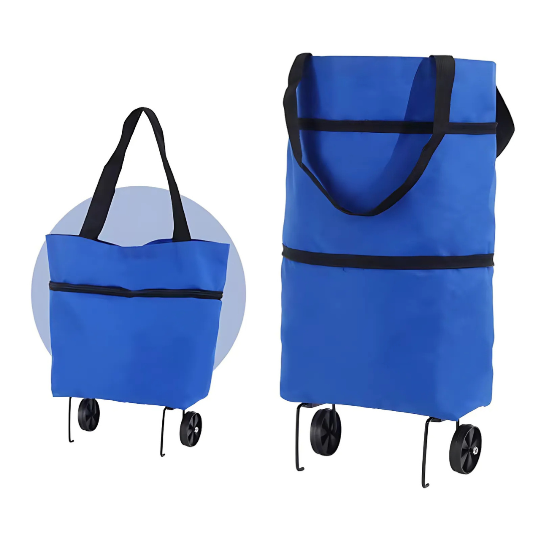 Smart Shopping Cart | Foldable Grocery Carrier | Effortless Transport