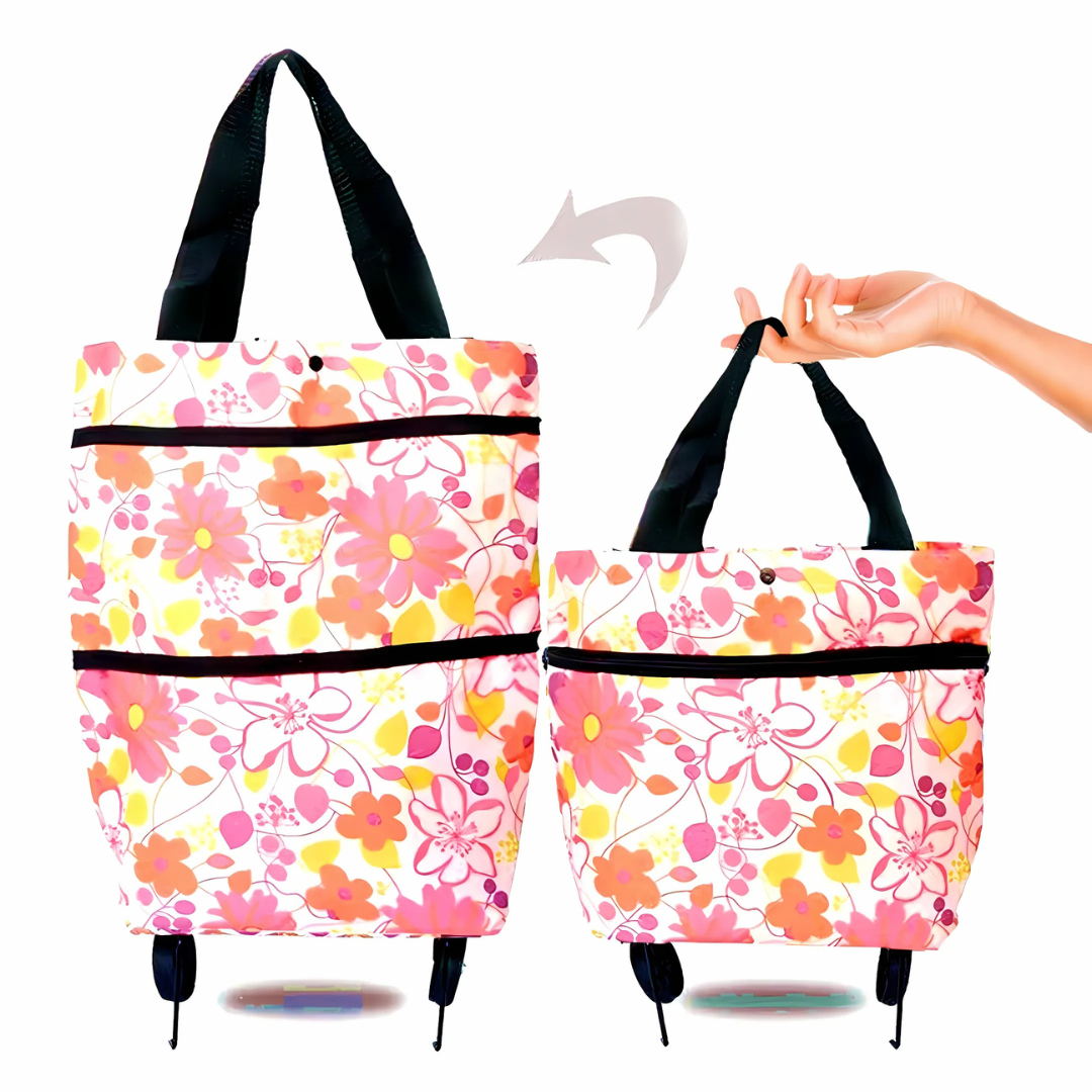 Smart Shopping Cart | Foldable Grocery Carrier | Effortless Transport