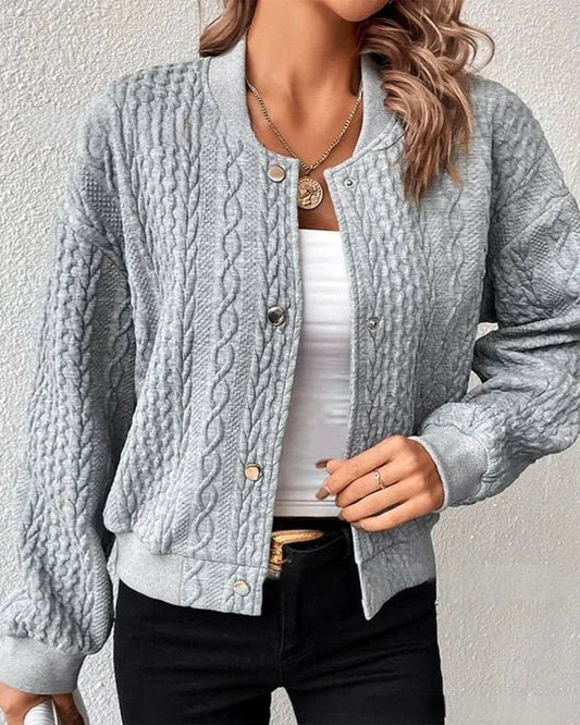 Chic Knit Cardigan with Stylish Buttons