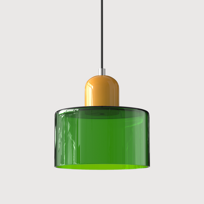 Vintage-Inspired Glass Hanging Light Fixture