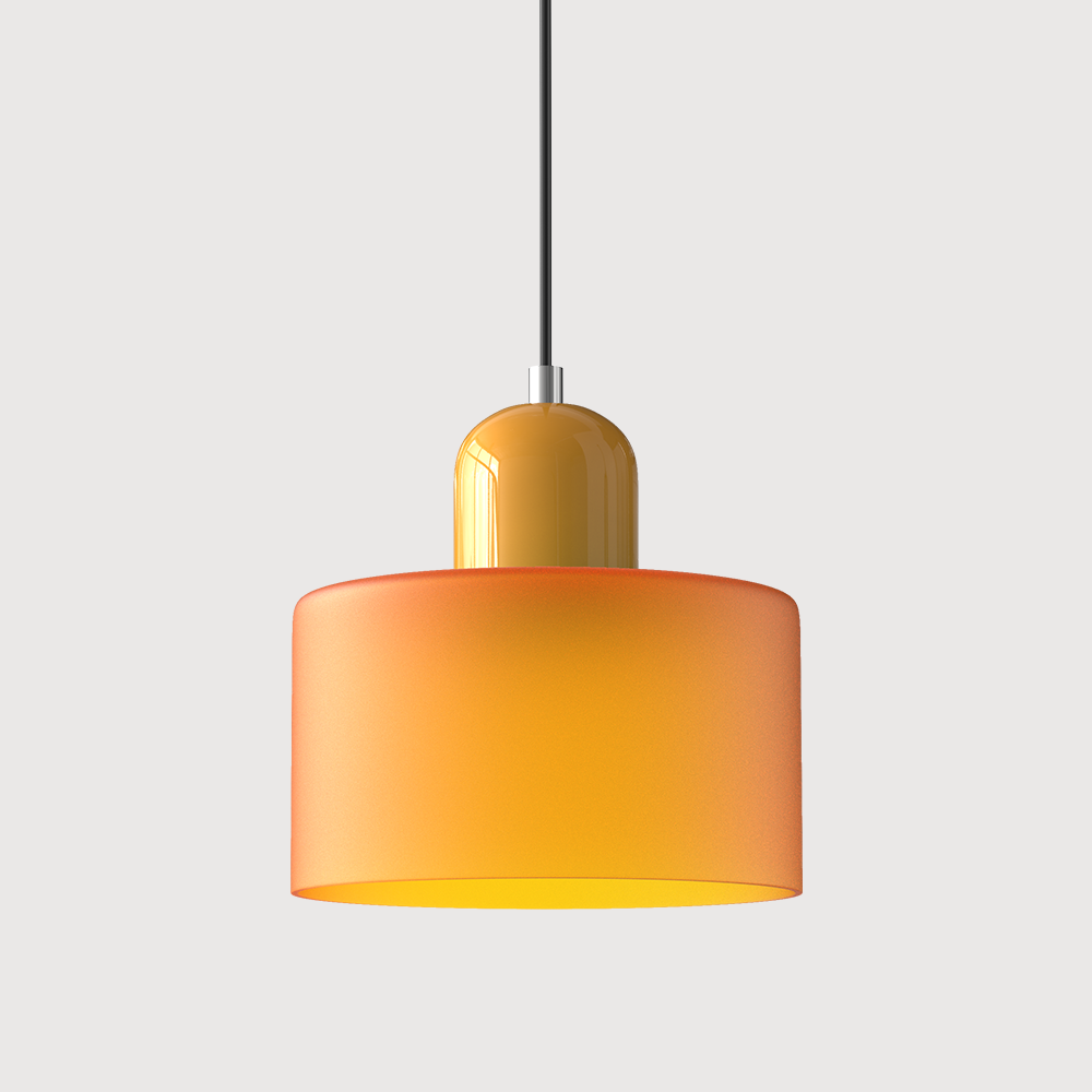 Vintage-Inspired Glass Hanging Light Fixture
