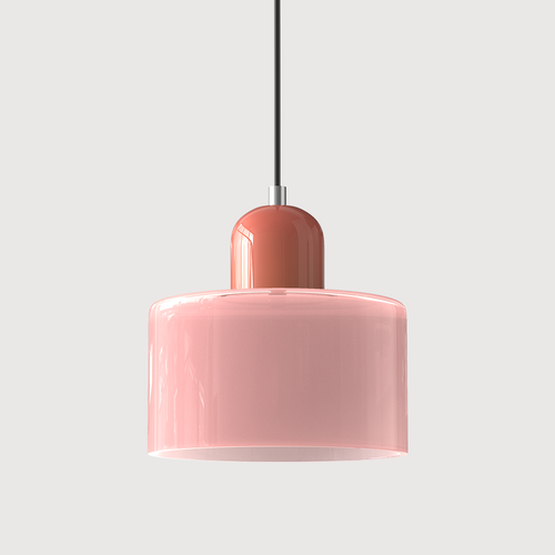 Vintage-Inspired Glass Hanging Light Fixture