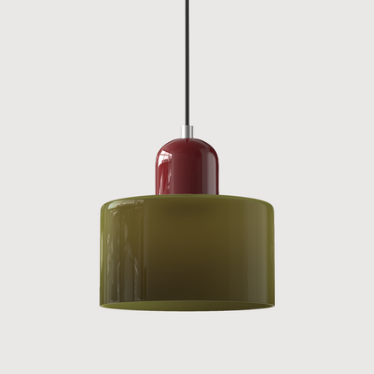 Vintage-Inspired Glass Hanging Light Fixture
