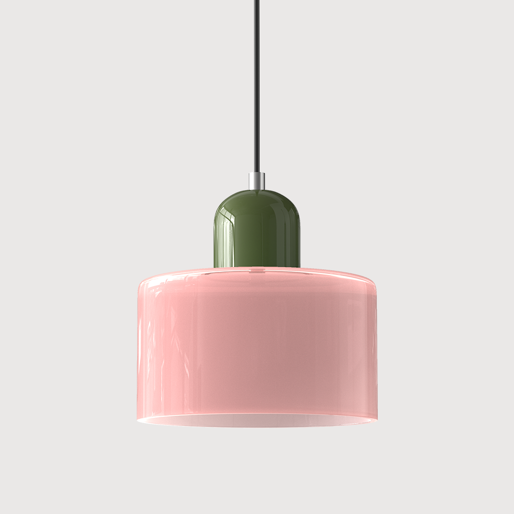 Vintage-Inspired Glass Hanging Light Fixture