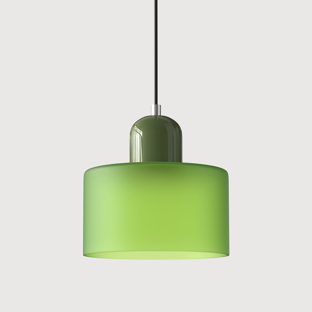Vintage-Inspired Glass Hanging Light Fixture