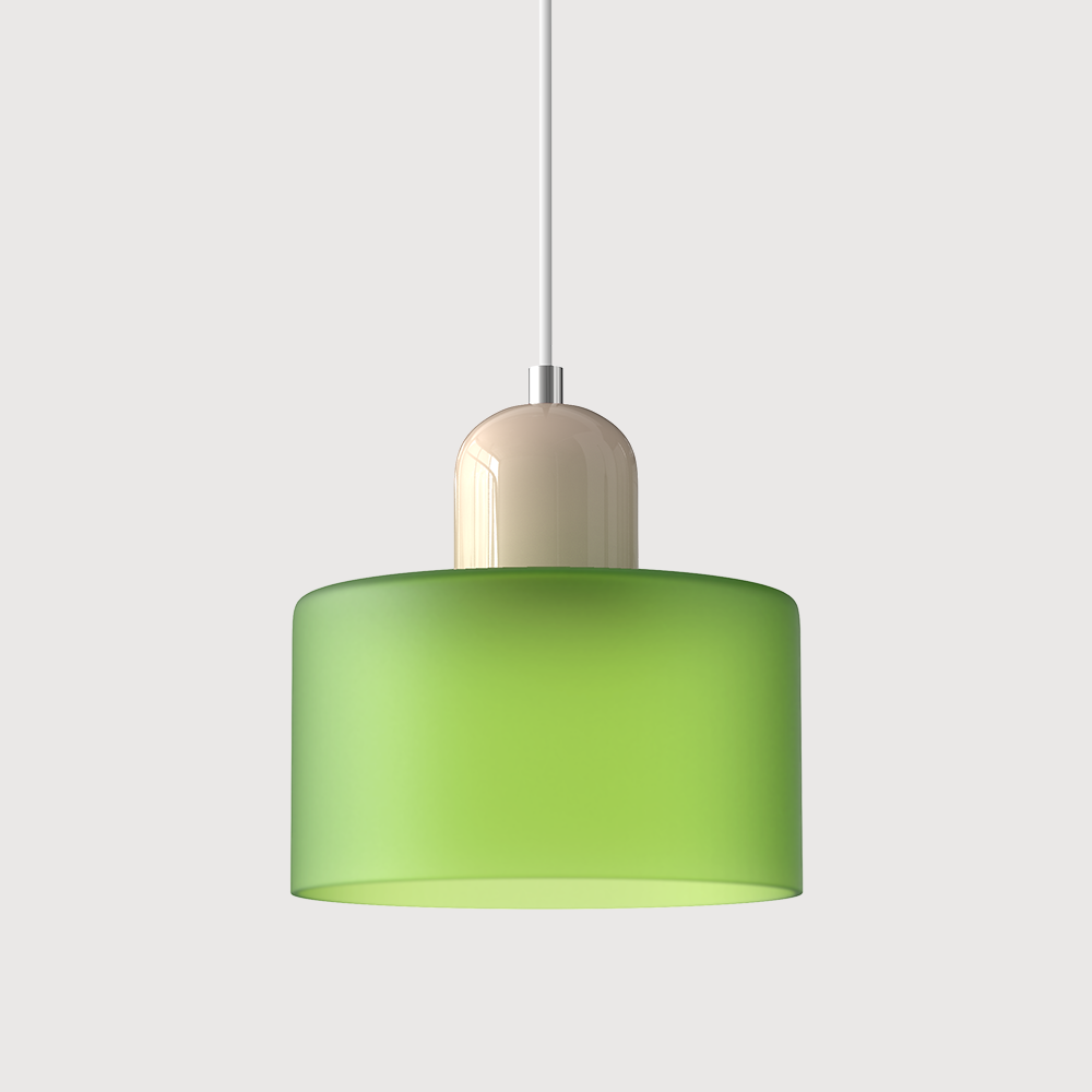 Vintage-Inspired Glass Hanging Light Fixture