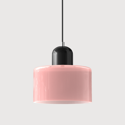 Vintage-Inspired Glass Hanging Light Fixture