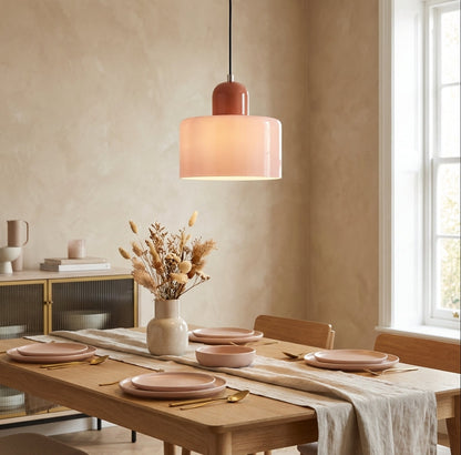 Vintage-Inspired Glass Hanging Light Fixture