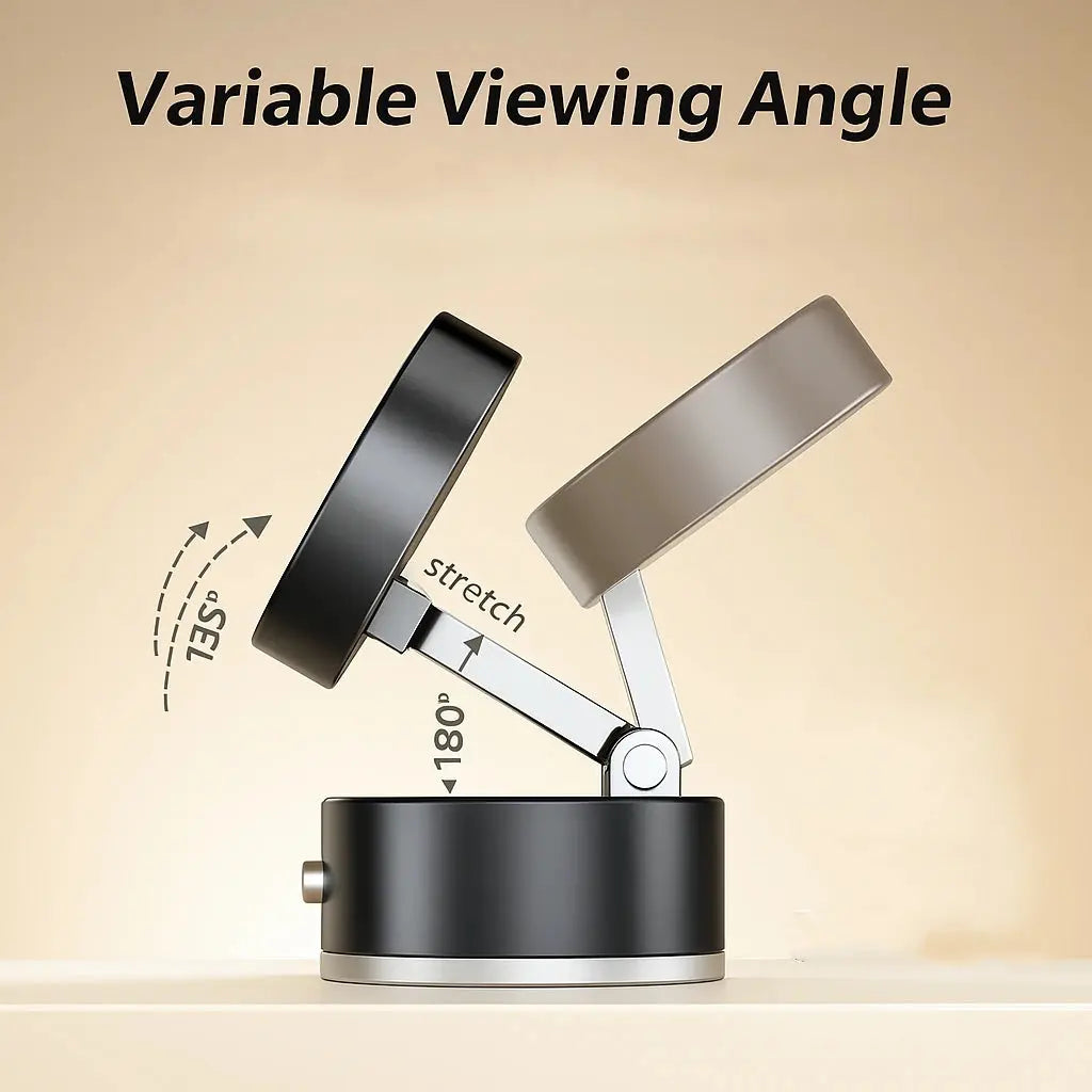 Smart Magnetic Car Phone Mount – 360° Rotating Holder for All Devices