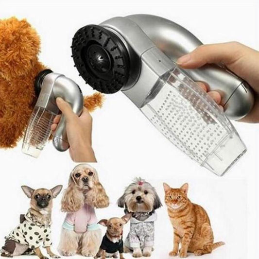 Pet Grooming Brush & De-Shedding Tool with Massage Feature