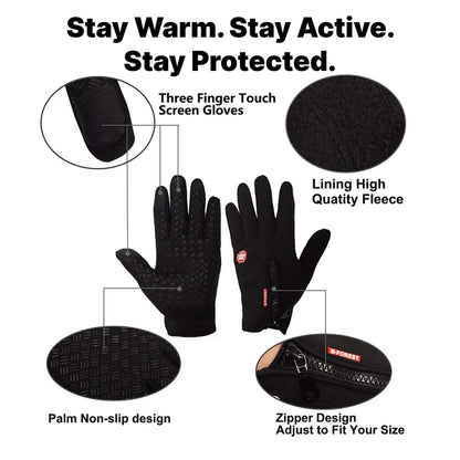 Fleece Gloves for Extreme Cold – Waterproof and Windproof Design