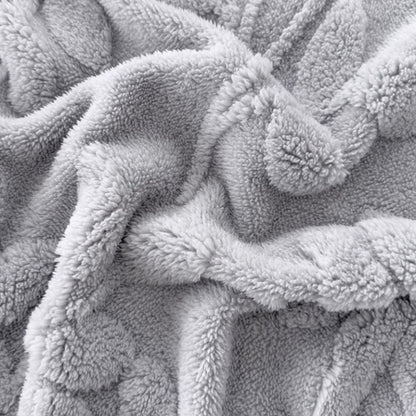 Chic Leaf Design Plush Blanket for Ultimate Comfort