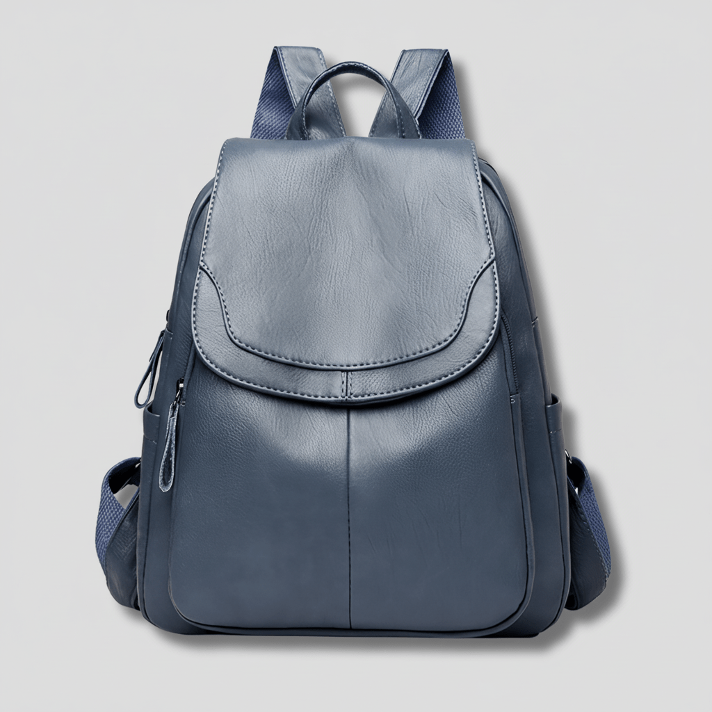 Chic Leather Backpack for Women – Organized, Secure, Anti-Theft Design