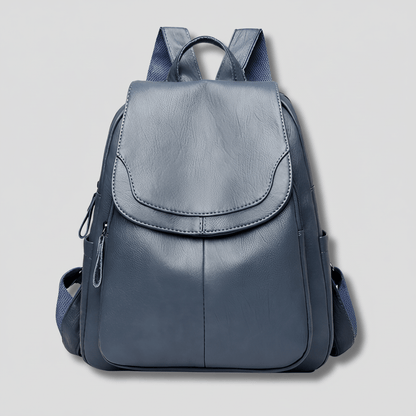 Chic Leather Backpack for Women – Organized, Secure, Anti-Theft Design